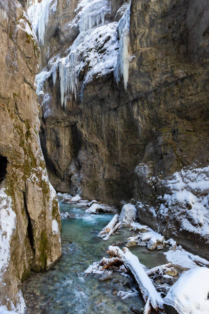 istock Partnachklamm or Partnach gorge in wintertime 2169868869