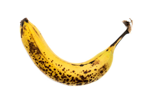 istock Overripe banana isolated on a white background. 2169869018