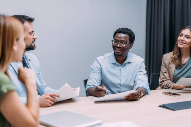 istock Business persons on meeting in the office. 2169870061