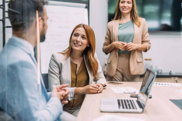 istock Business persons on meeting in the office. 2169870073