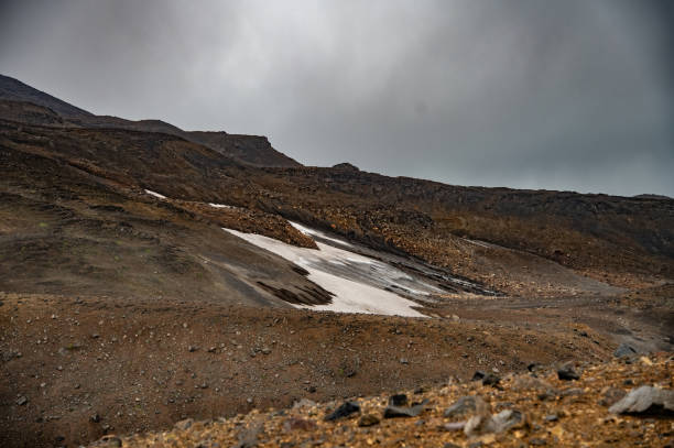 istock Kamchatka tundra with volcanic rock 2169874408