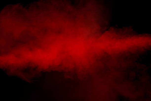 istock Orange and red steam on a black background. 2169876625