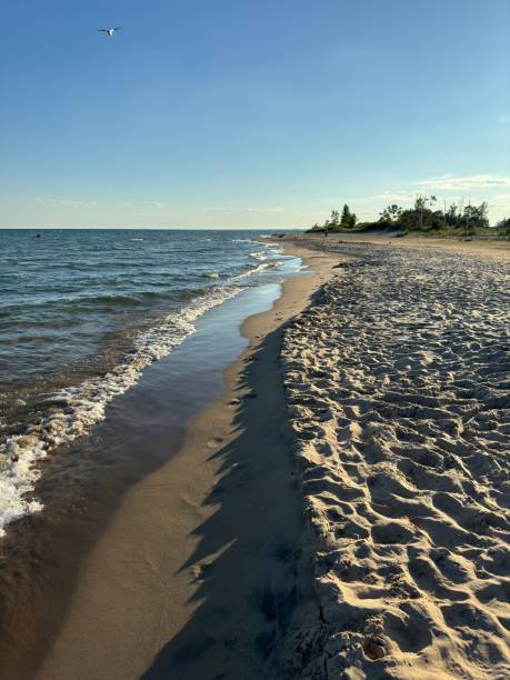 istock Warm Sunset on Lake Huron 2169876975