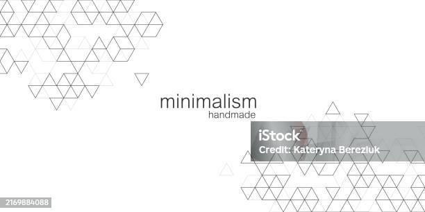 Modern Abstract Background With Triangle And Hexagon Shapes Pattern ...