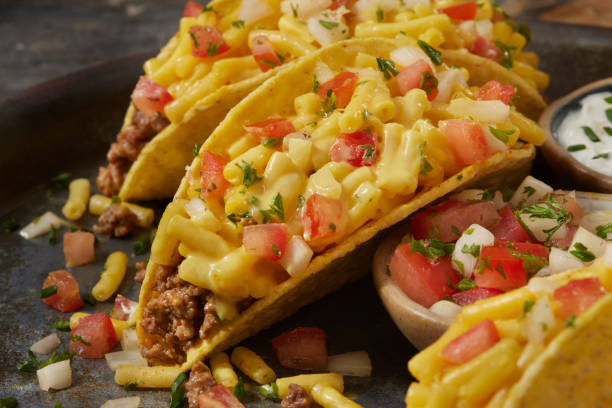 Mac and Cheese Beef Taco's
