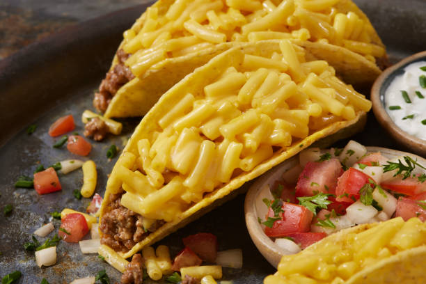 Mac and Cheese Beef Taco's