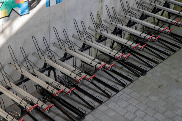Bicycle Racks At The Rai Train Station At Amsterdam The Netherlands 29-8-2024