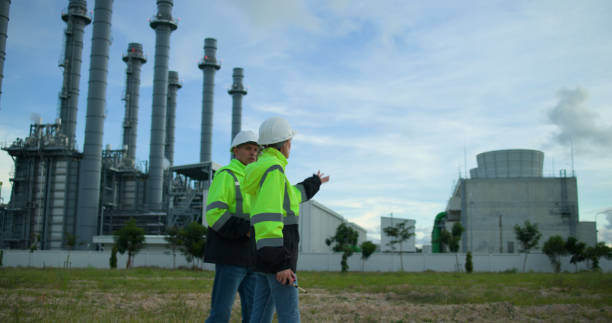 istock The senior project engineering team Inspects the progress of the building project. Medium-sized power plant in an industrial estate to send payments to companies in industrial zones 2169893015
