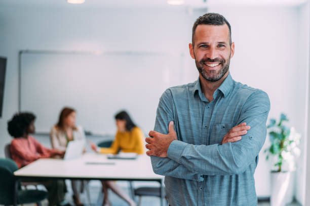 istock Successful businessman in the office. 2169893345