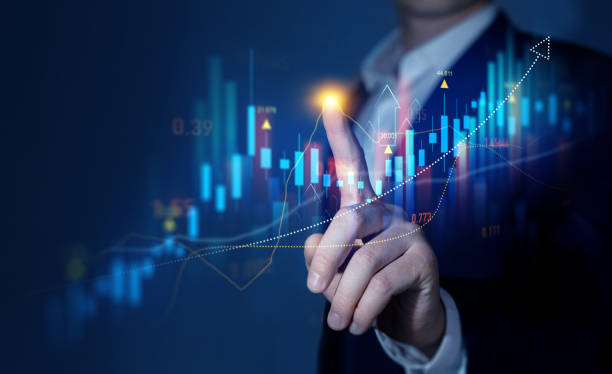 istock Trader analyzing data on virtual screen.Price graph and indicator. Stock market invest and crypto currency. Stock market and business investment. 2169893686