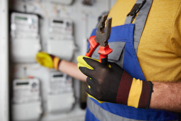 istock Technician working on a modern electricity power meter station in a building. 2169894688