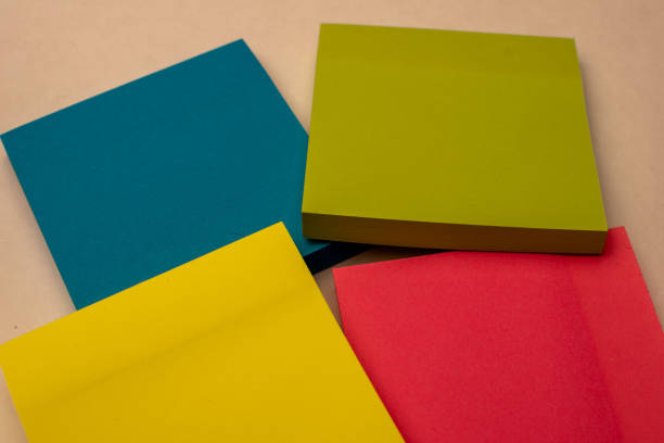 istock four colors sticky notes green yellow  pink and blue 2169895801
