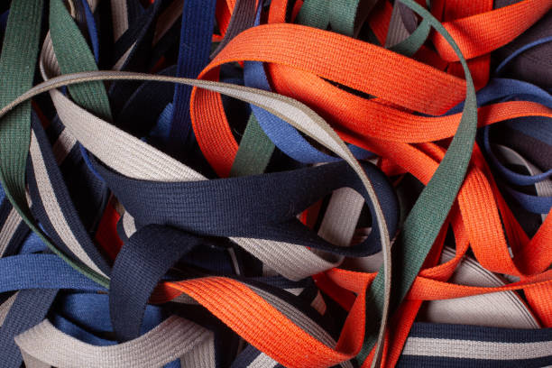 istock Colorful Assorted Fabric Straps in a Chaotic Pile 2169904583