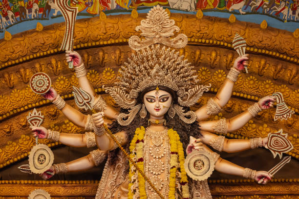 istock An idol of goddess durga 2169911479