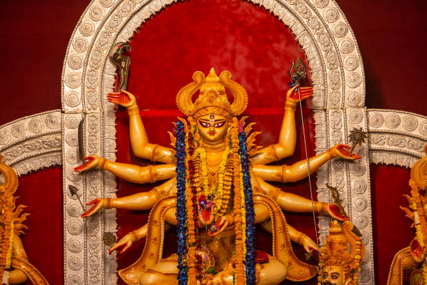 istock An idol of goddess durga 2169912565