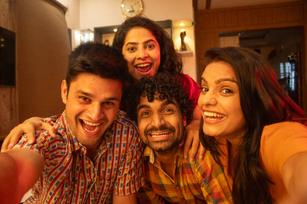 istock Young friends enjoying weekend together at home 2169918106