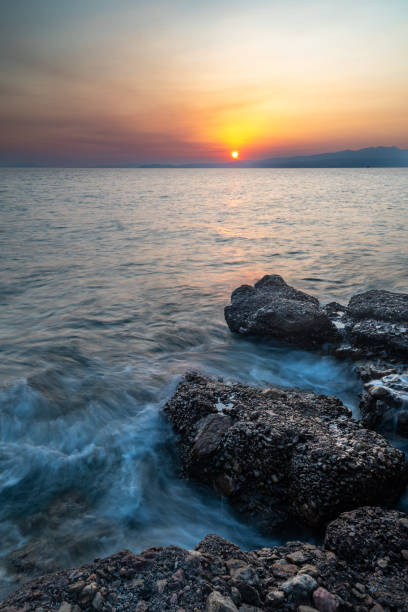 istock Sunset over sea in Greece. 2169919734