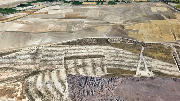 istock Aerial View of Disturbed Land in Mining Area 2169930735