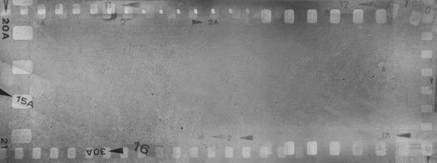 istock Film negatives grey background 2169931139