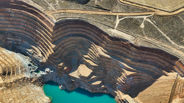 istock Layered Terraces of an Open-Pit Mine 2169933232