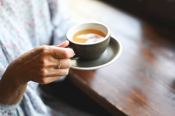 istock Close up of a tea cup with herbal tea. 2169934978