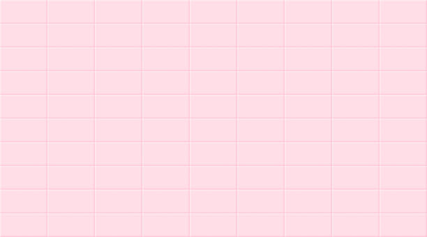 istock Pink tile design for wall and floor in kitchen, bathroom, toilet and living room. Clean rectangular ceramic tiled grid pattern nested horizontally. Vector illustration 2169935263