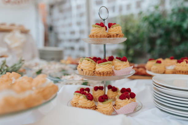 istock Fruit Tartlets on a Gold Platter 2169935291