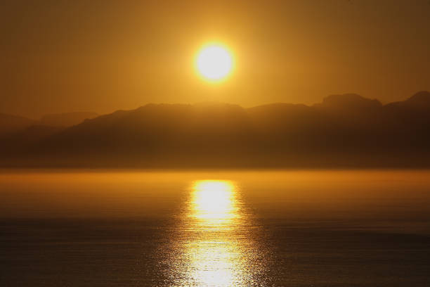 sunrise over False Bay, South Africa