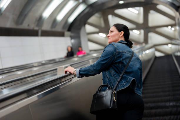 istock Woman inside subway station in New York 2169948862