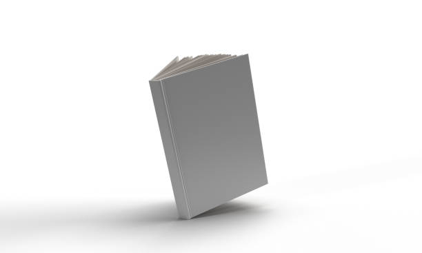 istock Book open white isolate background mock up empty blank template design paper page business education study catalog cover advertisement sale product model textbook brochure marketing diary image office 2169950308