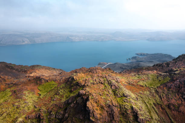 Kleifarvatn lake in Iceland.