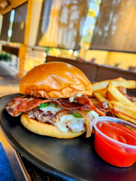 istock Classic American Cheeseburger on Brioche Bun 2169953091