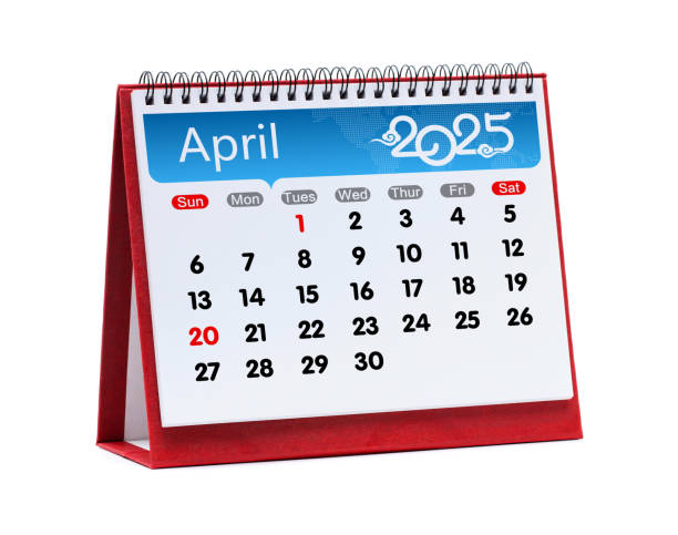 istock April calendar book in 2025 2169960267