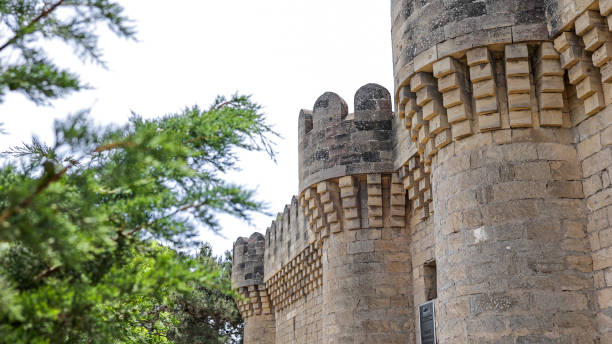 View of Quadrangular Mardakan Fortress in Azerbaijan (Böyük Mərdəkan qəsri) View of Quadrangular Mardakan Fortress in Azerbaijan (Böyük Mərdəkan qəsri)
The Quadrangular Mardakan Fortress or the Great Mardakan Castle (Azerbaijani: Dördkünc Mərdəkan qalası or Azerbaijani: Böyük Mərdəkan qəsri) is a historical and architectural monument located in the Mardakan settlement of the Khazar district in Baku. It is included by the Ministry of Culture and Tourism of Azerbaijan (currently - the Ministry of Culture of Azerbaijan) in the list of monuments of world importance. In 2001, along with other objects of the coastal defence of the Caspian Sea, it was included in the UNESCO World Heritage Reserve List. stone bench top view stock pictures, royalty-free photos & images