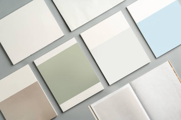 istock Collection of Color Swatches Displayed on Gray Surface During Interior Design Project 2169974435
