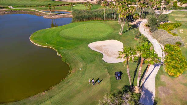istock Views of a huge and luxurious green golf course 2169979116