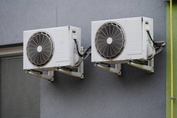 istock air conditioning units on gray residential building 2169979790
