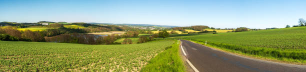 istock Beautiful view from road between Oelsnitz and Planschwitz in Saxony 2169981048
