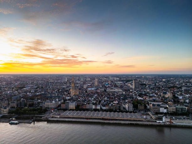 istock Skyline of Antwerp at dawn, Belgium 2169981166
