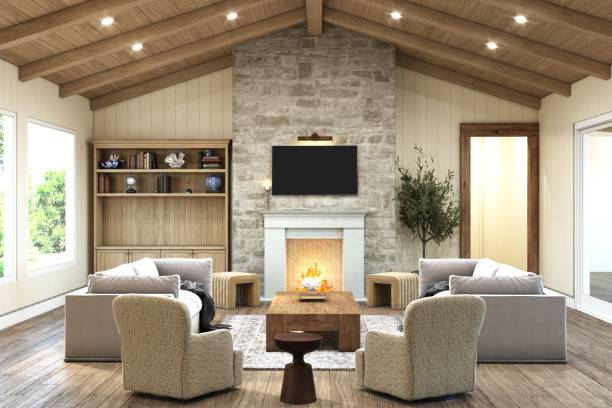 istock Modern Contemporary Living Room 2169983853