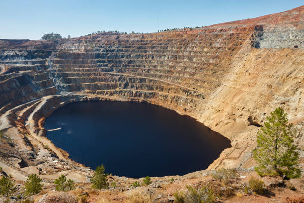 Open cast minery. Corta Atalaya. Minas de Riotinto. Huelva, Spain