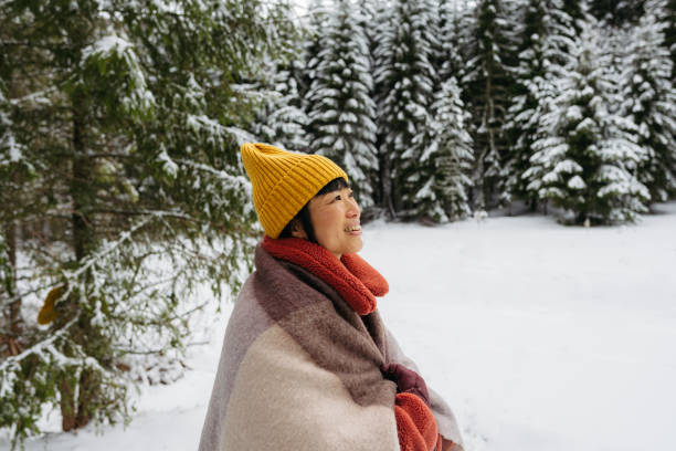 istock Enjoying the beautiful nature covered in snow 2169986281