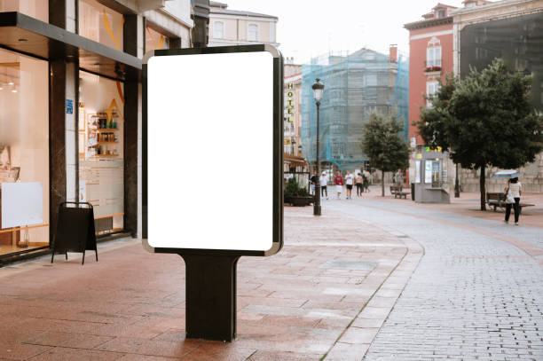 istock Blank billboard in a city 2169989036
