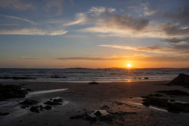 istock Sunset on Rhosneigr beach, Anglesey, Wales, United Kingdom 2169990161
