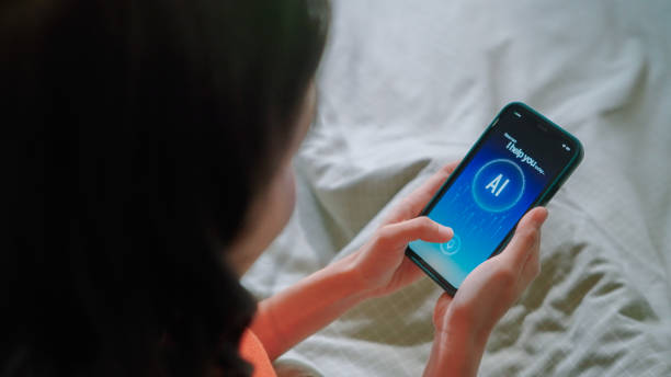 istock Asian woman using ai apps on bed 2169995660