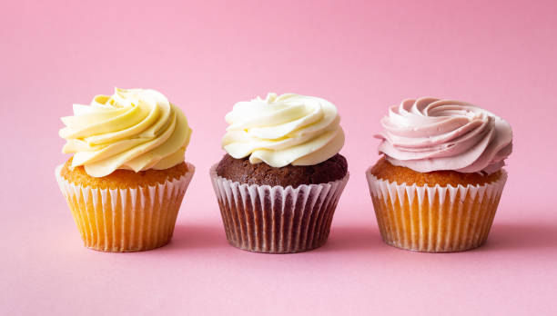 istock Cupcakes on a pink background. Dessert. Cooking. Baking. Vegetarian food. 2169997991