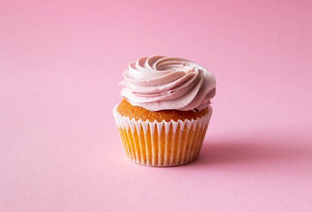 istock Cupcake on pink background. Dessert. Cooking. Baking. Vegetarian food. 2169997997