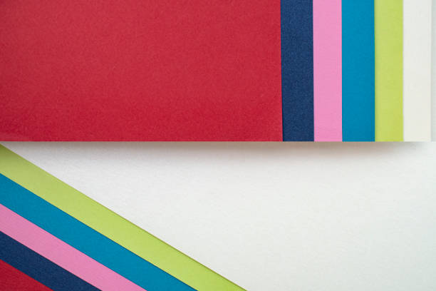 Confetti background expressing traditional Korean colors.