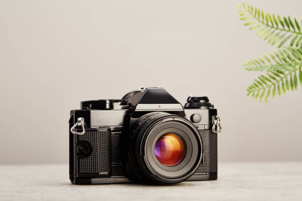 istock SLR Single-lens reflex professional film camera 2170008603