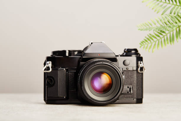 istock SLR Single-lens reflex professional film camera 2170008616